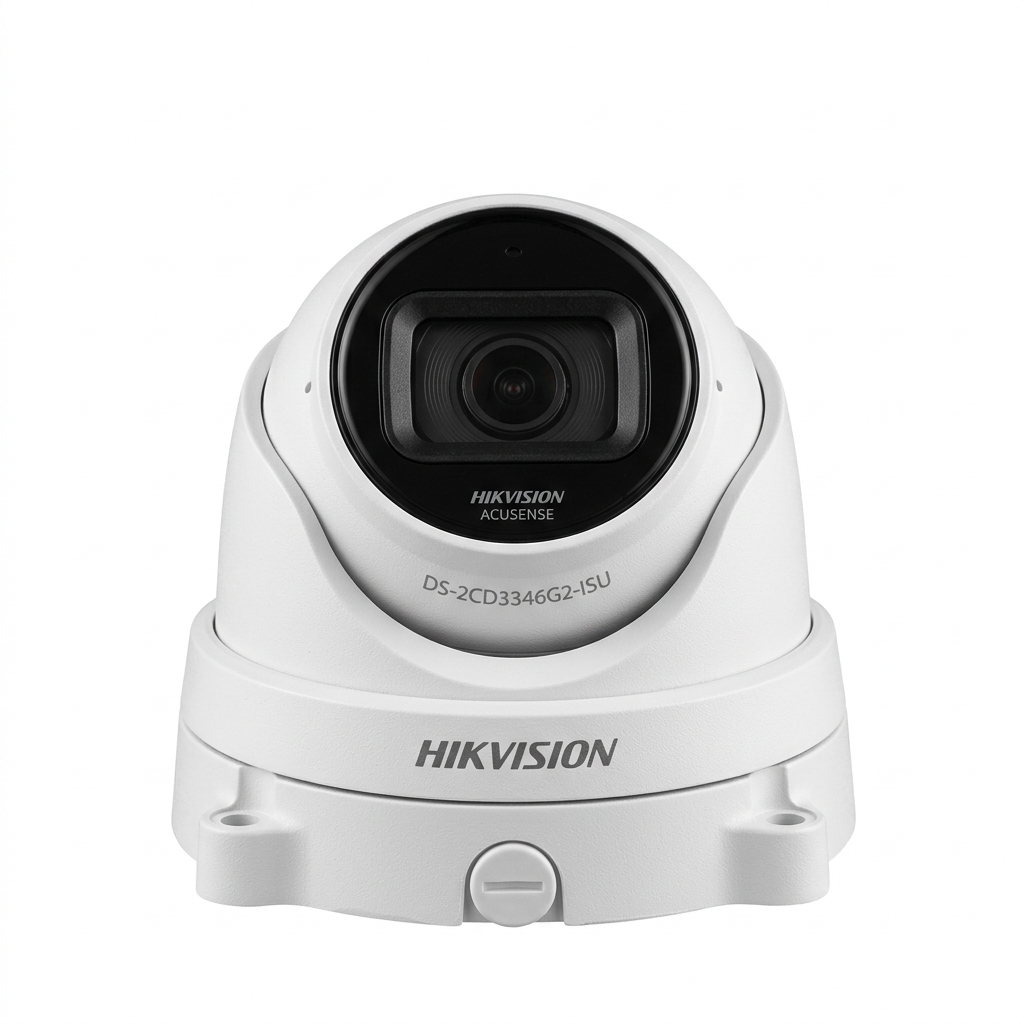 Hikvision DS-2CD2143G2-IU - 4MP AcuSense Fixed Dome Network Camera with Built-in Mic